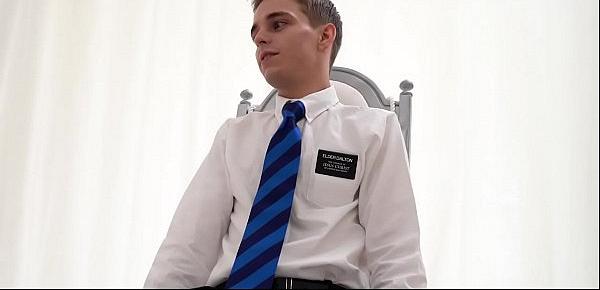  MormonBoyz - Naive boy stroked and milked by older priest